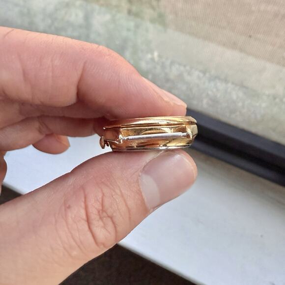 Seiko Moonphase Watch Women's 24mm Champagne Dial Gold Tone 2A24-0048 - Untested - Picture 9 of 9